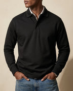 Garrett Men's Long Sleeve Polo Shirt
