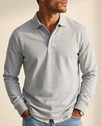 Garrett Men's Long Sleeve Polo Shirt