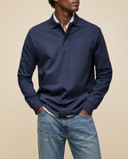 Garrett Men's Long Sleeve Polo Shirt