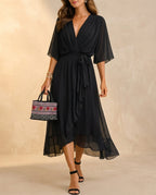 Juliette Women's V Neck Wedding Guest Dress