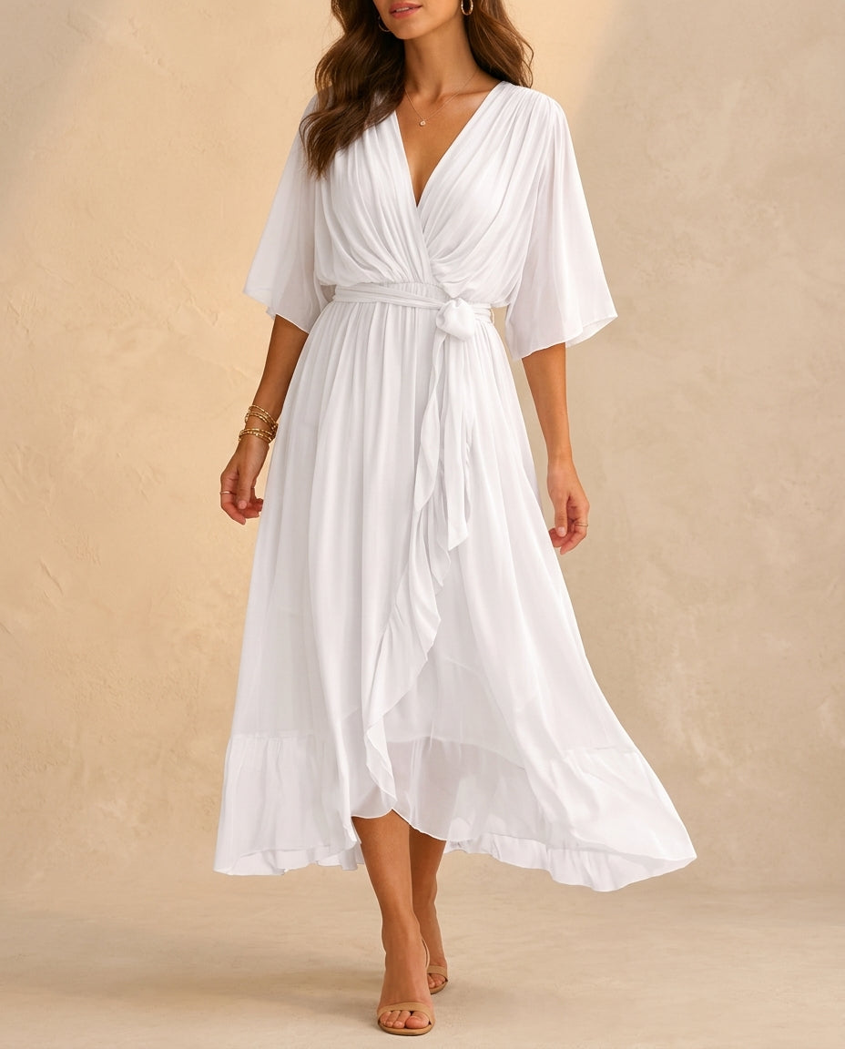 Juliette Women's V Neck Wedding Guest Dress