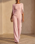 Vivienne Women's Boat Neck Graduation Jumpsuit