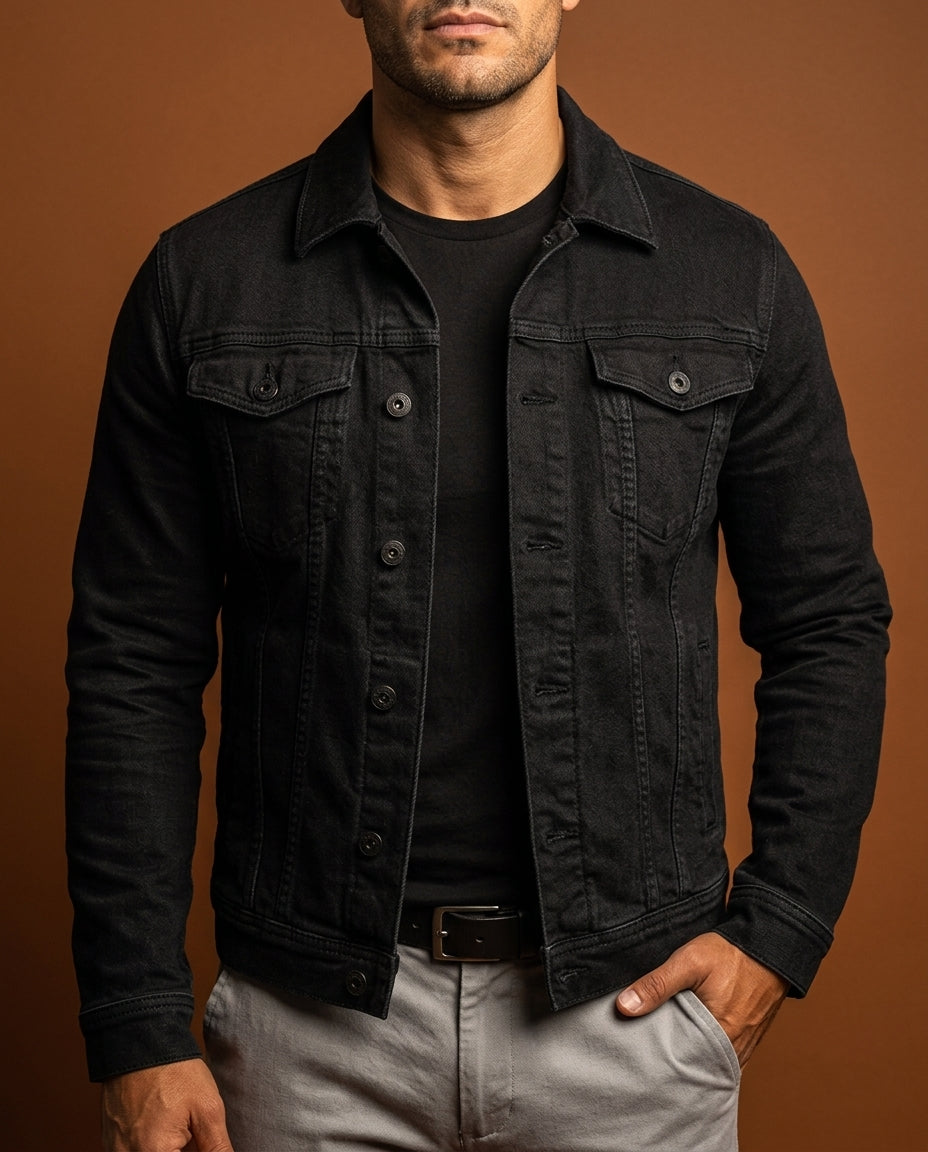 Marlon Men's Modern Denim Jacket