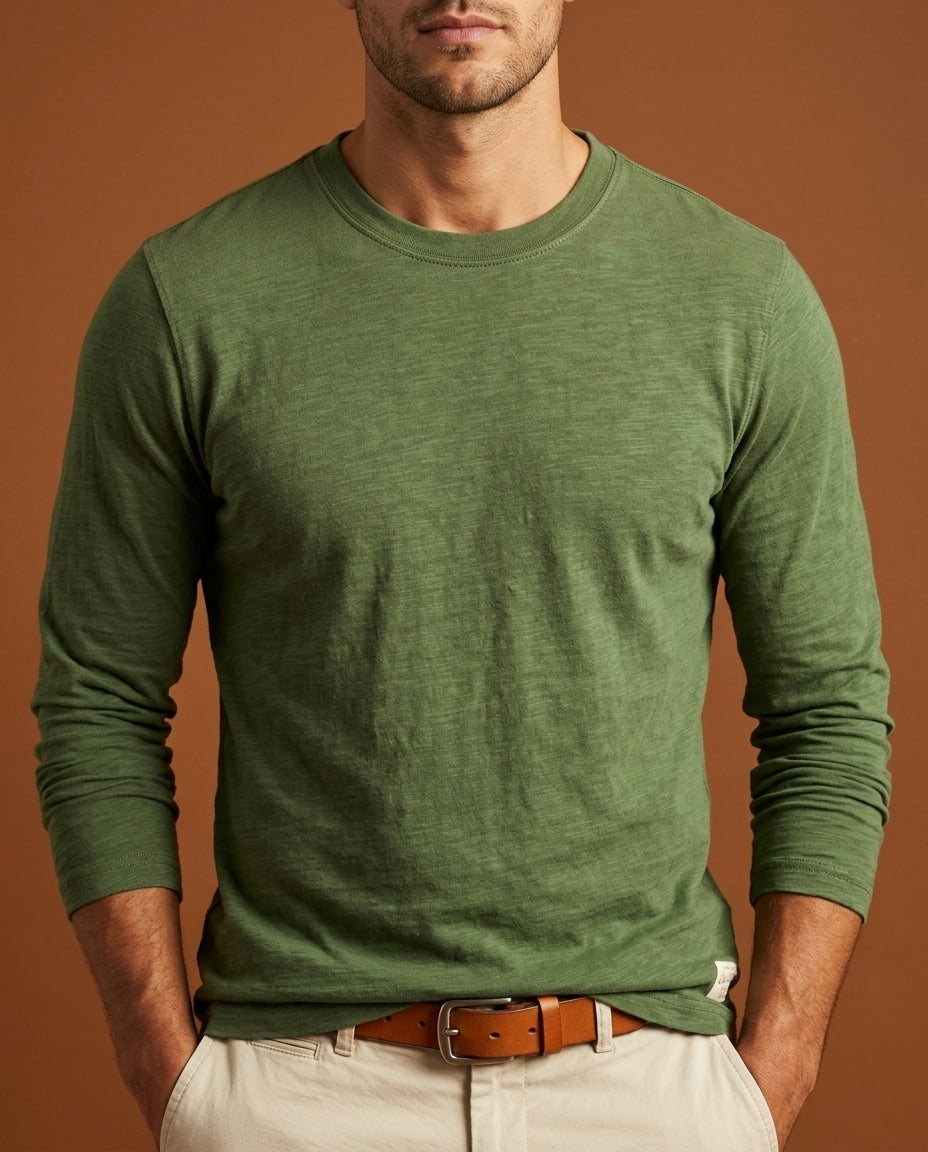 Cormac Men's Organic Cotton Long Sleeve Tee