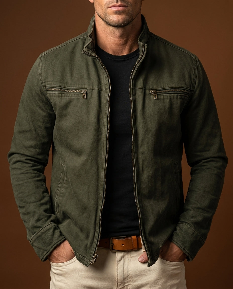 Sawyer Men's Vintage Zip Up Jacket