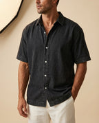 Reeve Men's Acid Wash Short Sleeve Shirt
