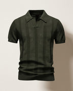 Bennett Men's Open Knit Mesh Polo Shirt