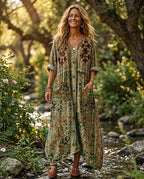 Rosalind Women's Boho Oversized Maxi Dress