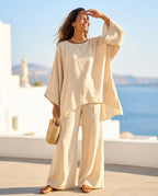 Solene Women's Breathable Linen Set