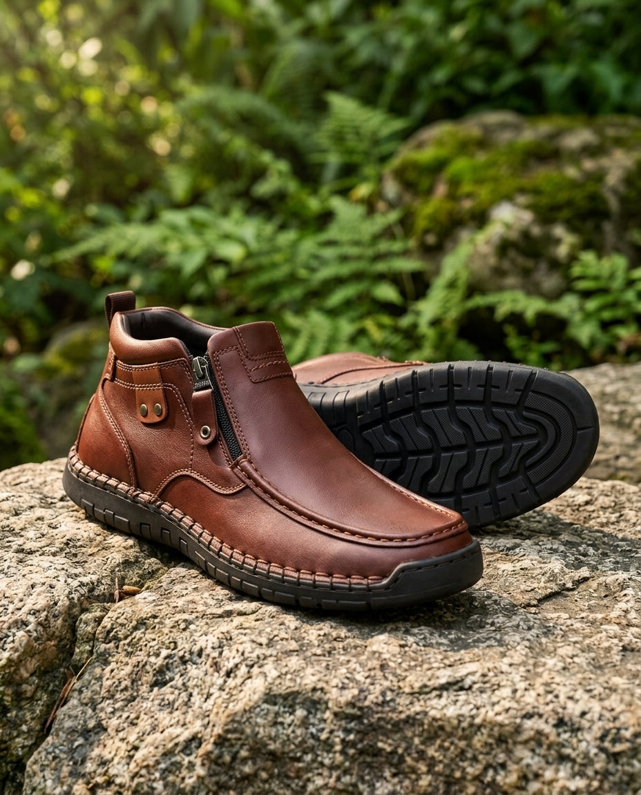 Rourke Men's Orthopedic Leather Outdoor Boots