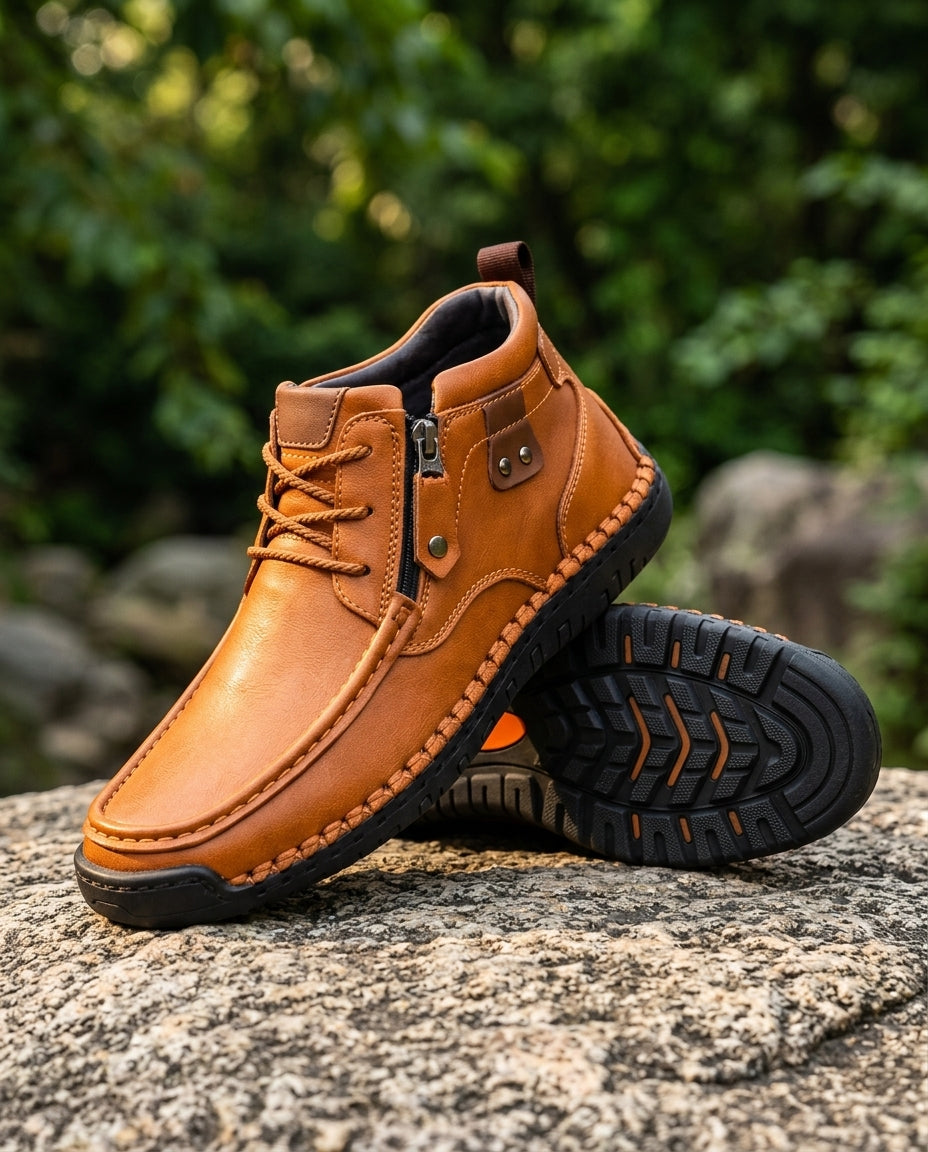 Rourke Men's Orthopedic Leather Outdoor Boots