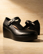 Marlowe Women's Orthopedic Leather Platforms