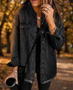 Marlowe Women's Oversized Denim Shacket