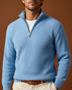Reeve Men's Ribbed Half Zip Sweater