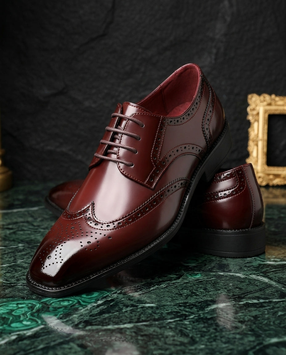 Ashford Men's Leather Wingtip Brogue Shoes