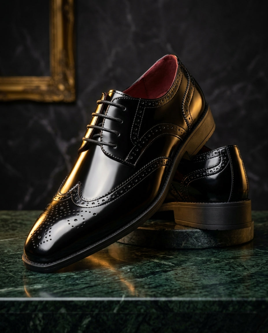 Ashford Men's Leather Wingtip Brogue Shoes