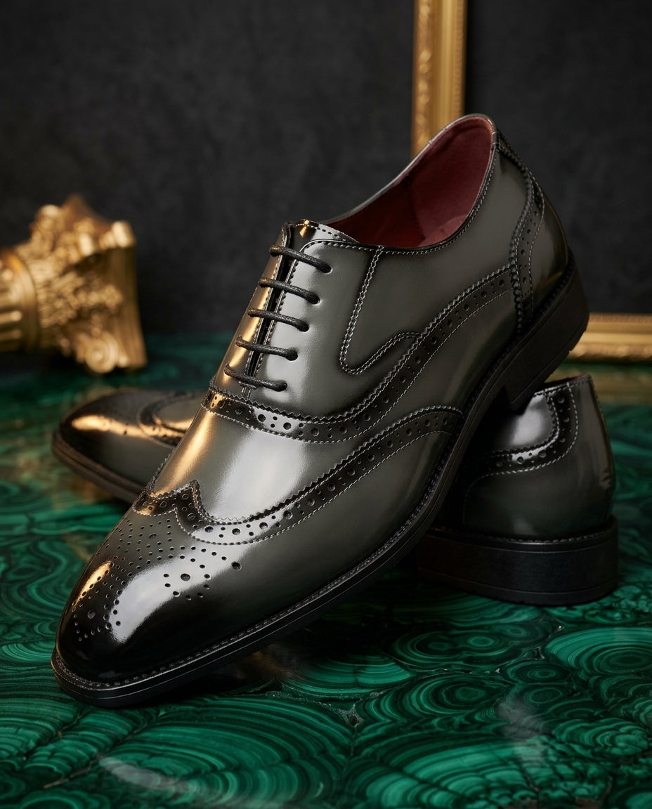 Ashford Men's Leather Wingtip Brogue Shoes