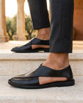 Lorenzo Men's Crossover Leather Sandals