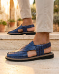 Ambrose Men's Embossed Leather Sandals