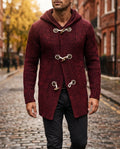 Barnaby Men's Hooded Toggle Cardigan