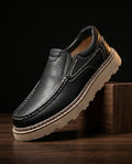 Leander Men's Leather Slip On Loafers