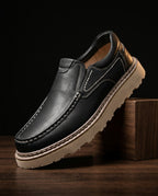 Leander Men's Leather Slip On Loafers