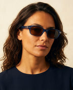 Vivienne Women's Frosted Acetate Sunglasses