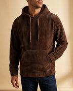 Auguste Men's Ribbed Corduroy Hoodie