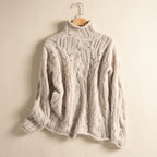 Ottilie Women's Cable Knit Cashmere Turtleneck
