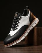 Thaddeus Men's Leather Brogue Sneakers