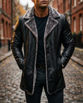 Redmond Men's Faux Leather Shearling Coat