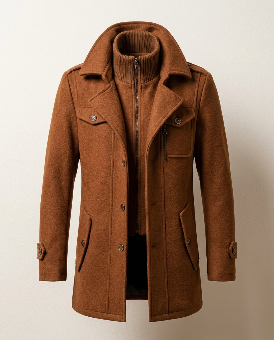 Ellison Men's Cotton Tailored Coat