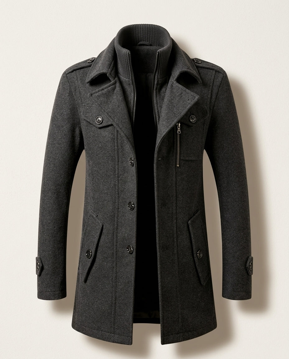 Ellison Men's Cotton Tailored Coat