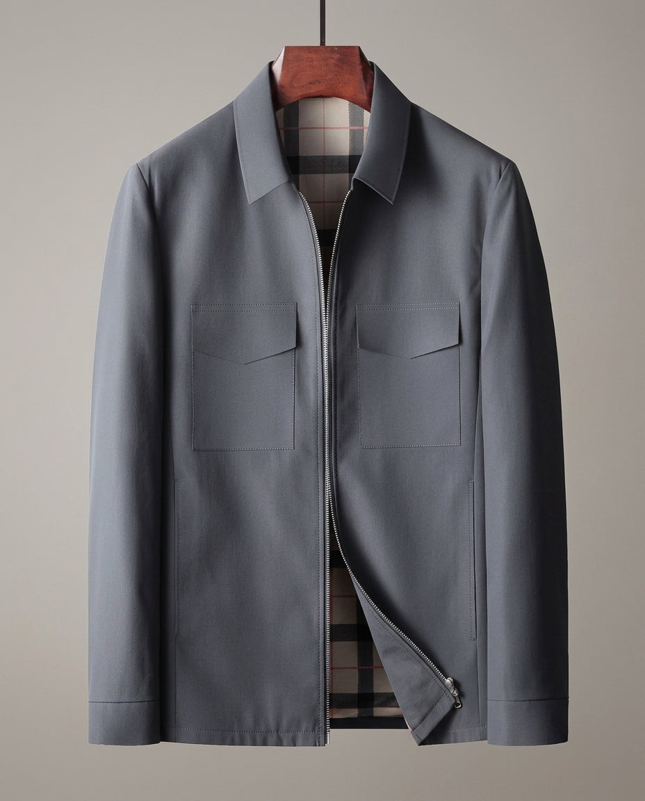 Sinclair Men's Collared Zip Up Jacket