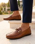 Cassius Men's Lightweight Leather Loafers