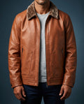 Ransom Men's Leather Shearling Jacket