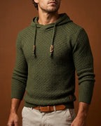 Kellan Men's Textured Cotton Blend Hoodie