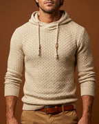 Kellan Men's Textured Cotton Blend Hoodie