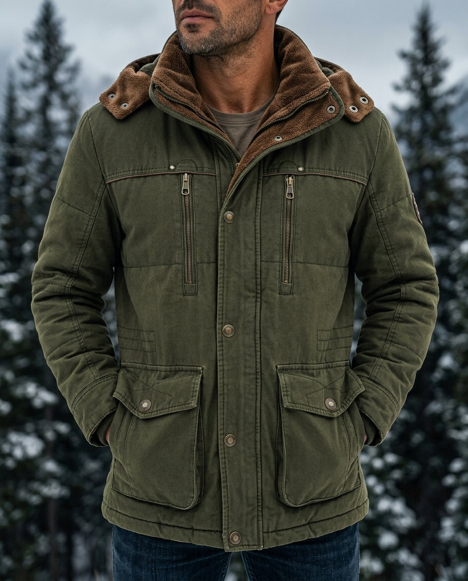 Larsen Men's Insulated Hooded Winter Jacket
