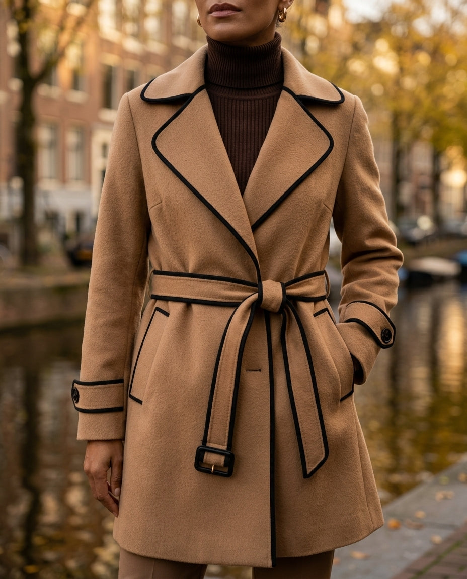 Verity Women's Belted Wool Blend Coat