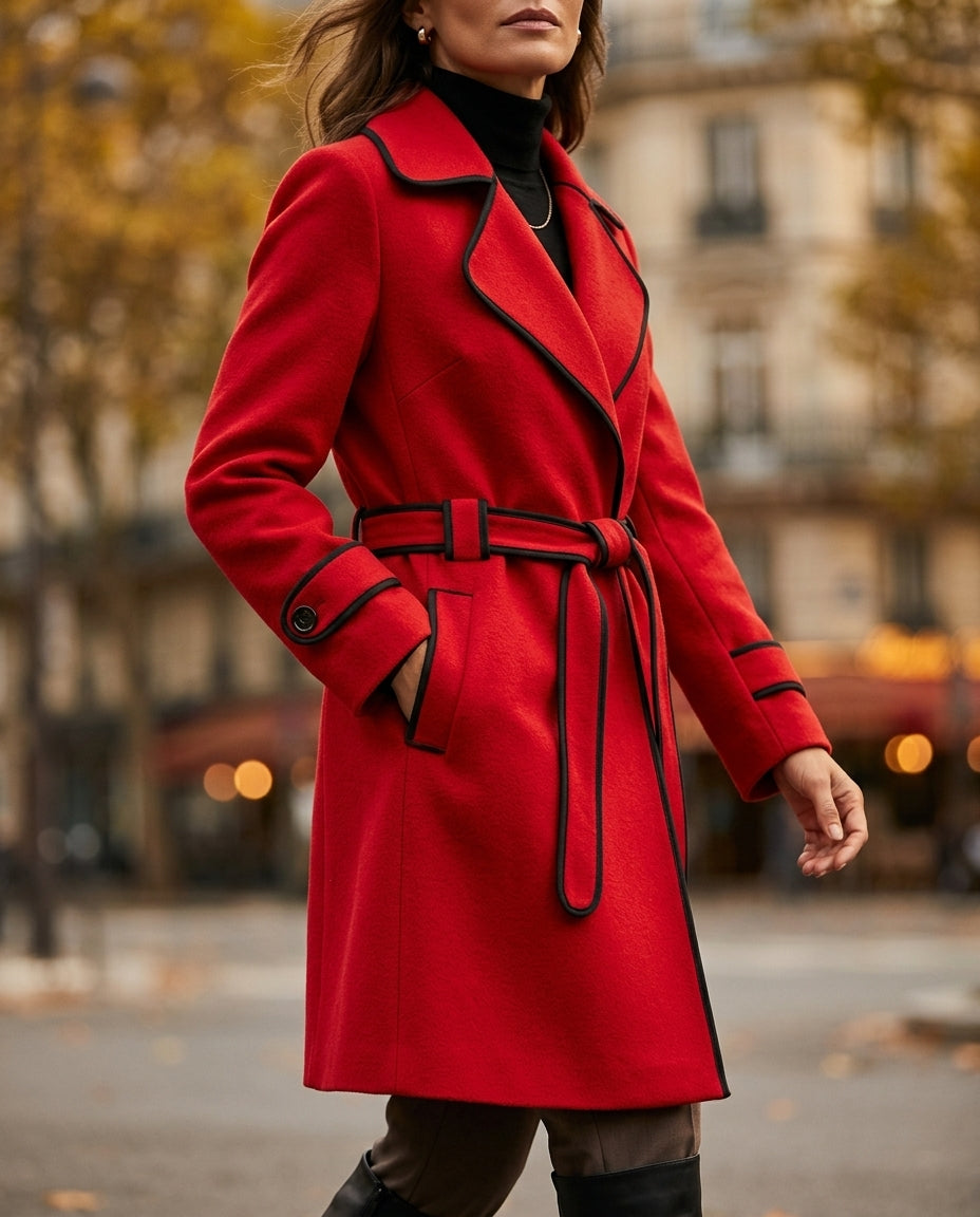 Verity Women's Belted Wool Blend Coat