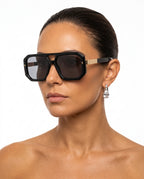 Simone Women's Retro Square Sunglasses