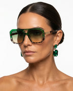 Simone Women's Retro Square Sunglasses