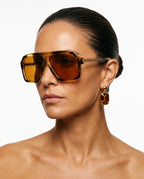 Coco Women's Retro Aviator Sunglasses