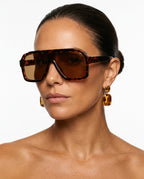 Coco Women's Retro Aviator Sunglasses