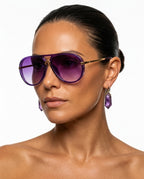 Sylvie Women's Double Bridge Aviators