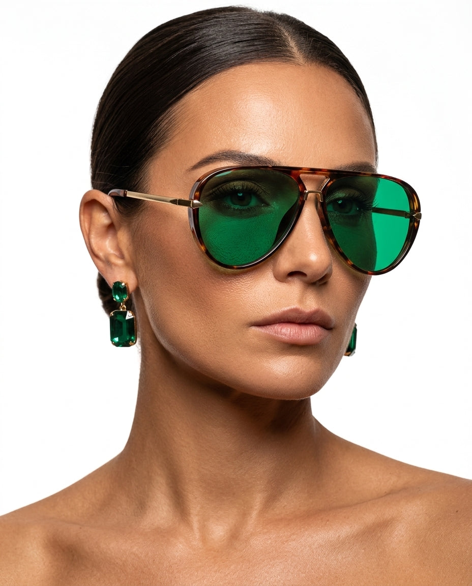 Sylvie Women's Double Bridge Aviators