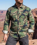 Bracken Men's Camo Cotton Outdoor Shirt