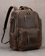 Ashcombe Men's Vintage Leather Backpack