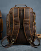Ashcombe Men's Vintage Leather Backpack